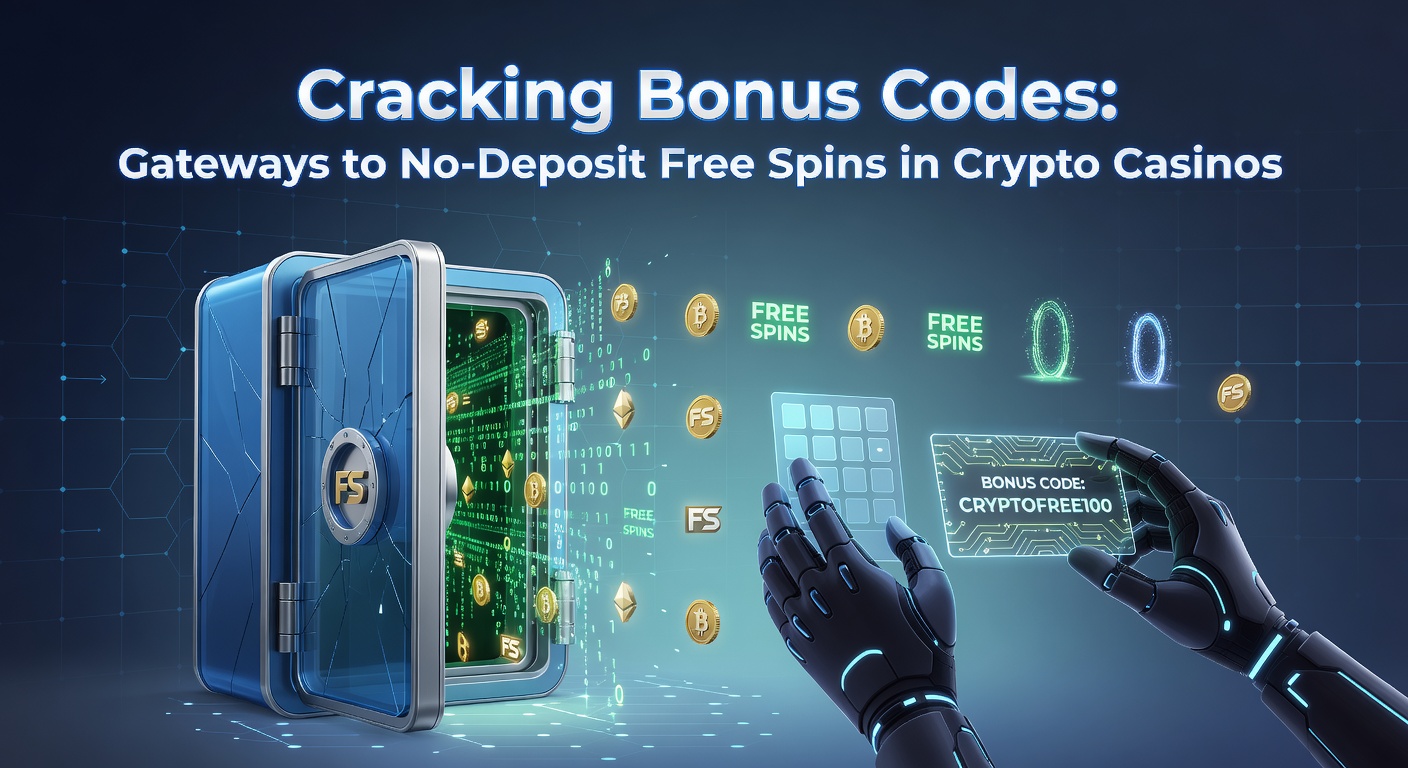 Close-up of a smartphone screen displaying a bonus code entry field in a crypto casino app, with free spins tallying up