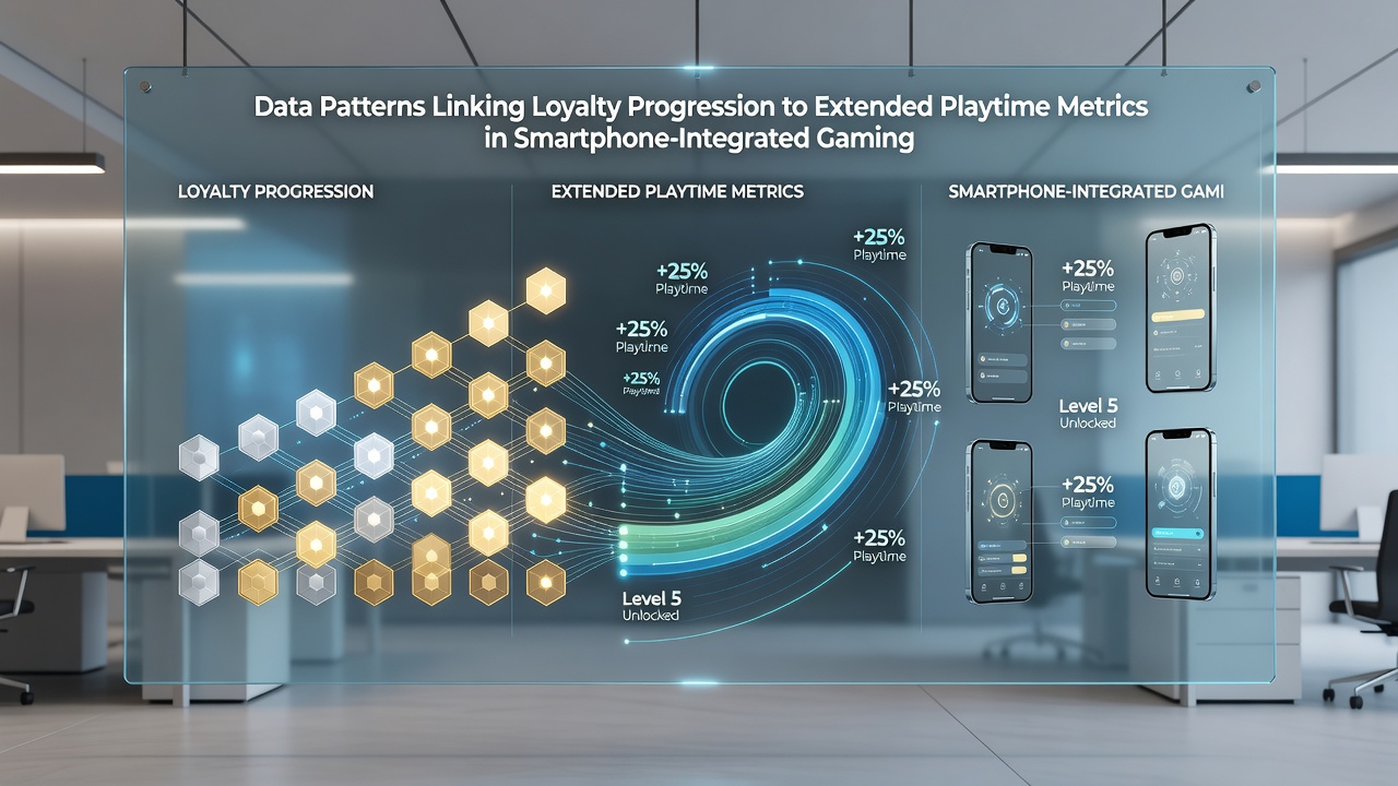 Analytics dashboard showing graphs of loyalty tier progression alongside average session duration metrics over several months